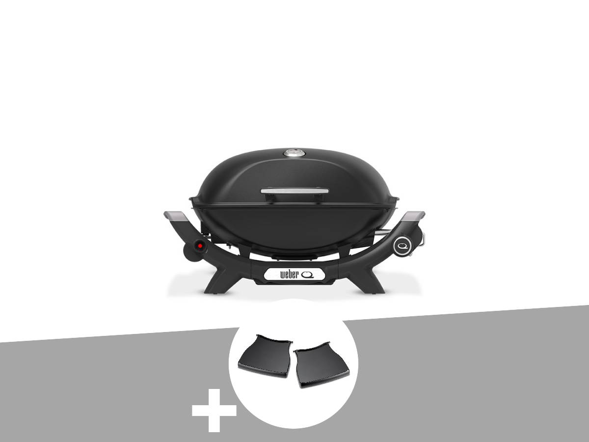 Weber - Barbecue à gaz Q 2100N noir + Plan de travail - Weber - Image 1