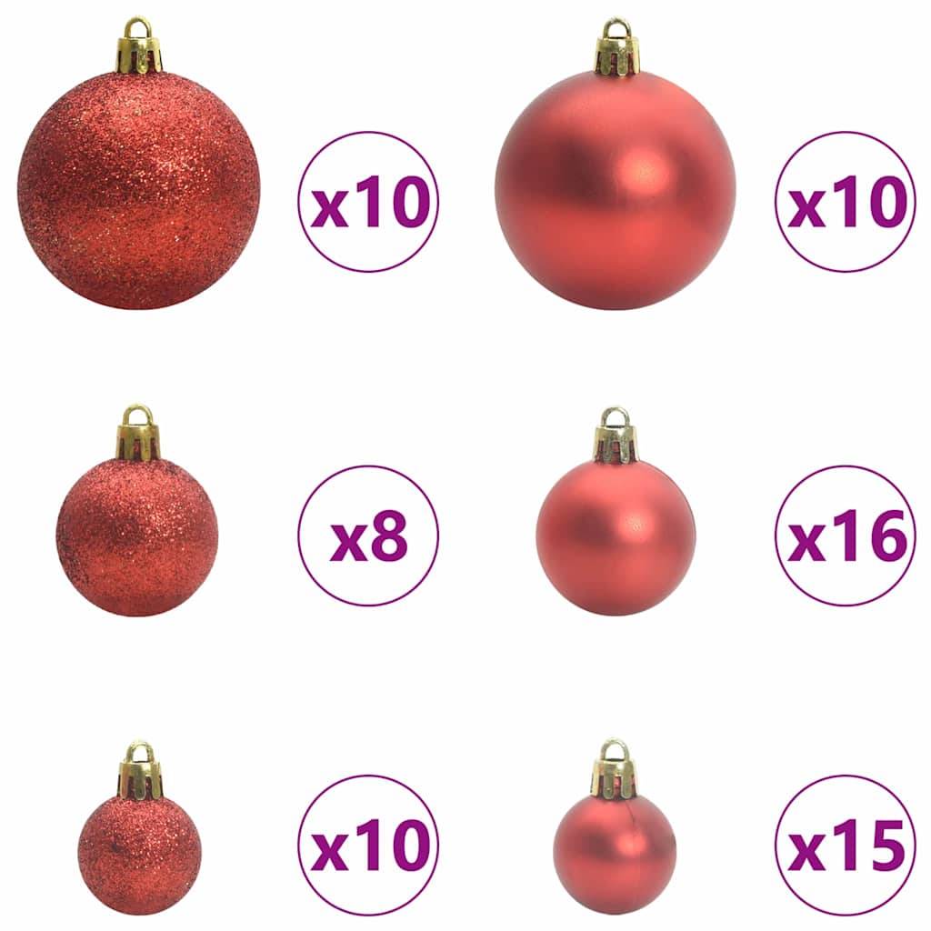Vidaxl - Sapin de Noël Rose 210 cm PVC vidaXL 3396438 - Image 8