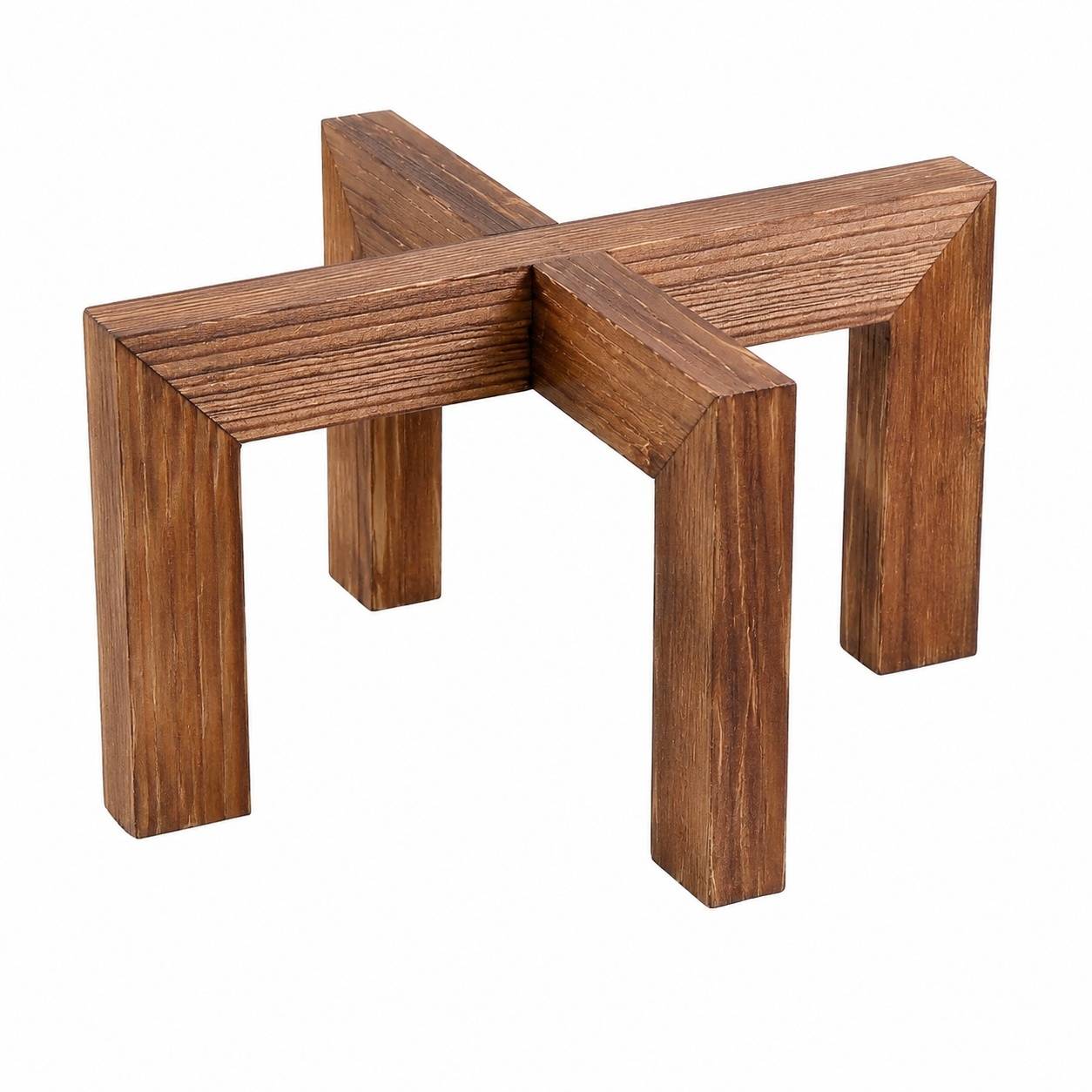 Résistant Sturdy Wood Plant Support Jusqu'à 160 Lbs Easy Montage Intérieur Extérieur - Image 1