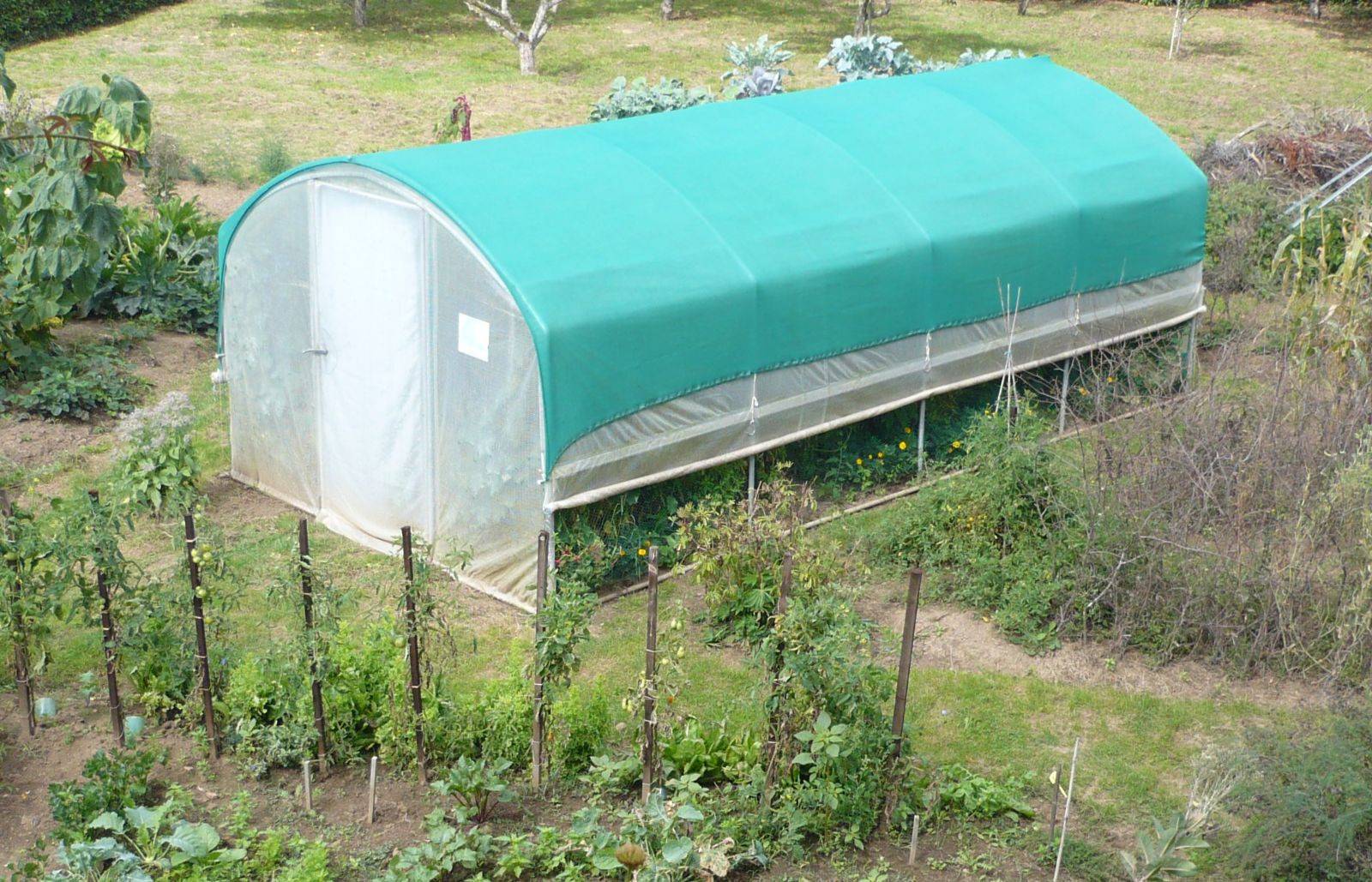 Filet d'ombrage pour serre tunnel de jardin - 3 à 4 m de large - longueur 12 m - LES SERRES TONNEAU - Image 3