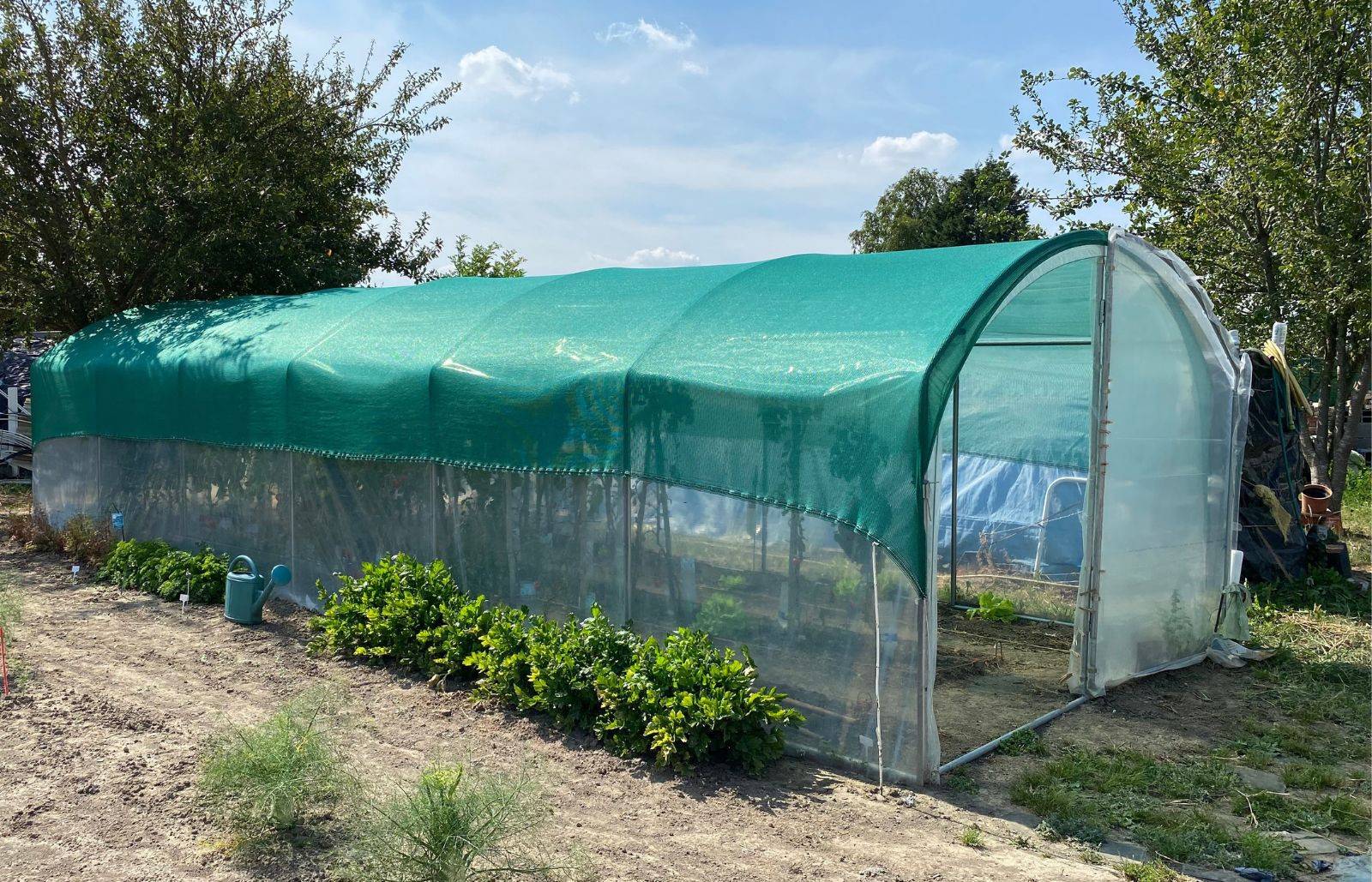 Filet d'ombrage pour serre tunnel de jardin - 3 à 4 m de large - longueur 12 m - LES SERRES TONNEAU - Image 2