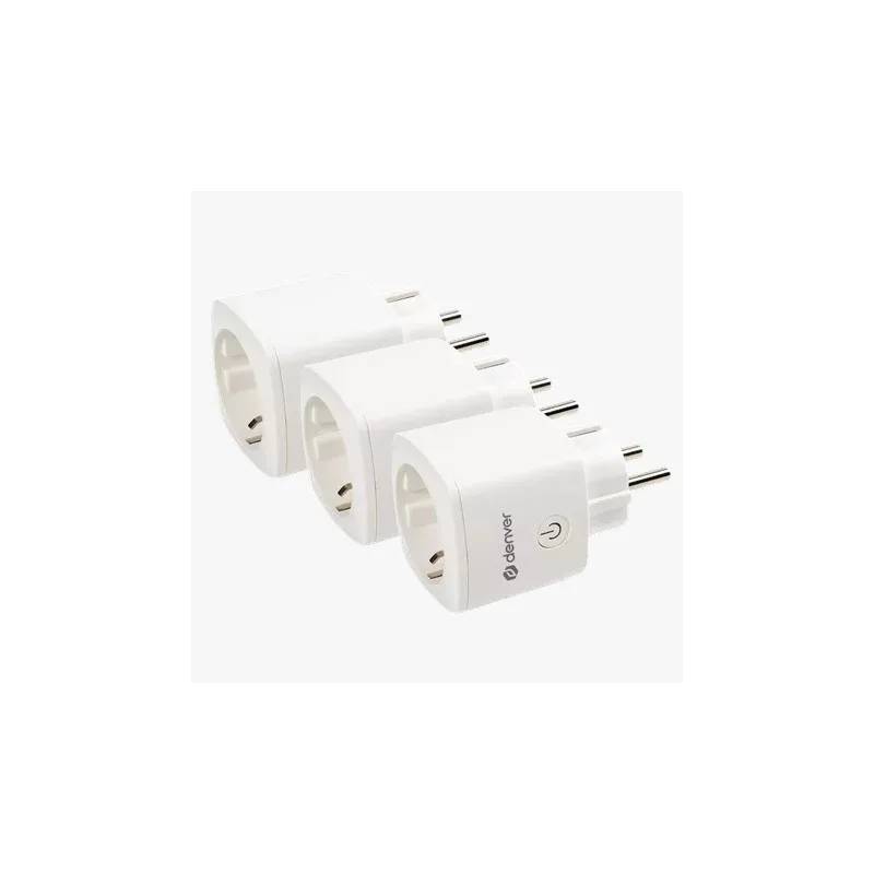 Pack de 3 prises de courant connectée SHP 102X3 de la marque Denver - Image 1