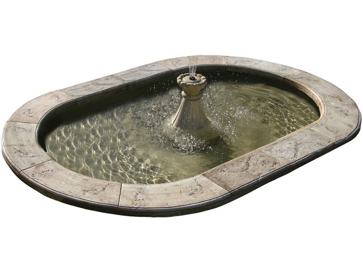 Bassin Ovale "roman" - 270 X 170 Cm -habitat Et Jardin