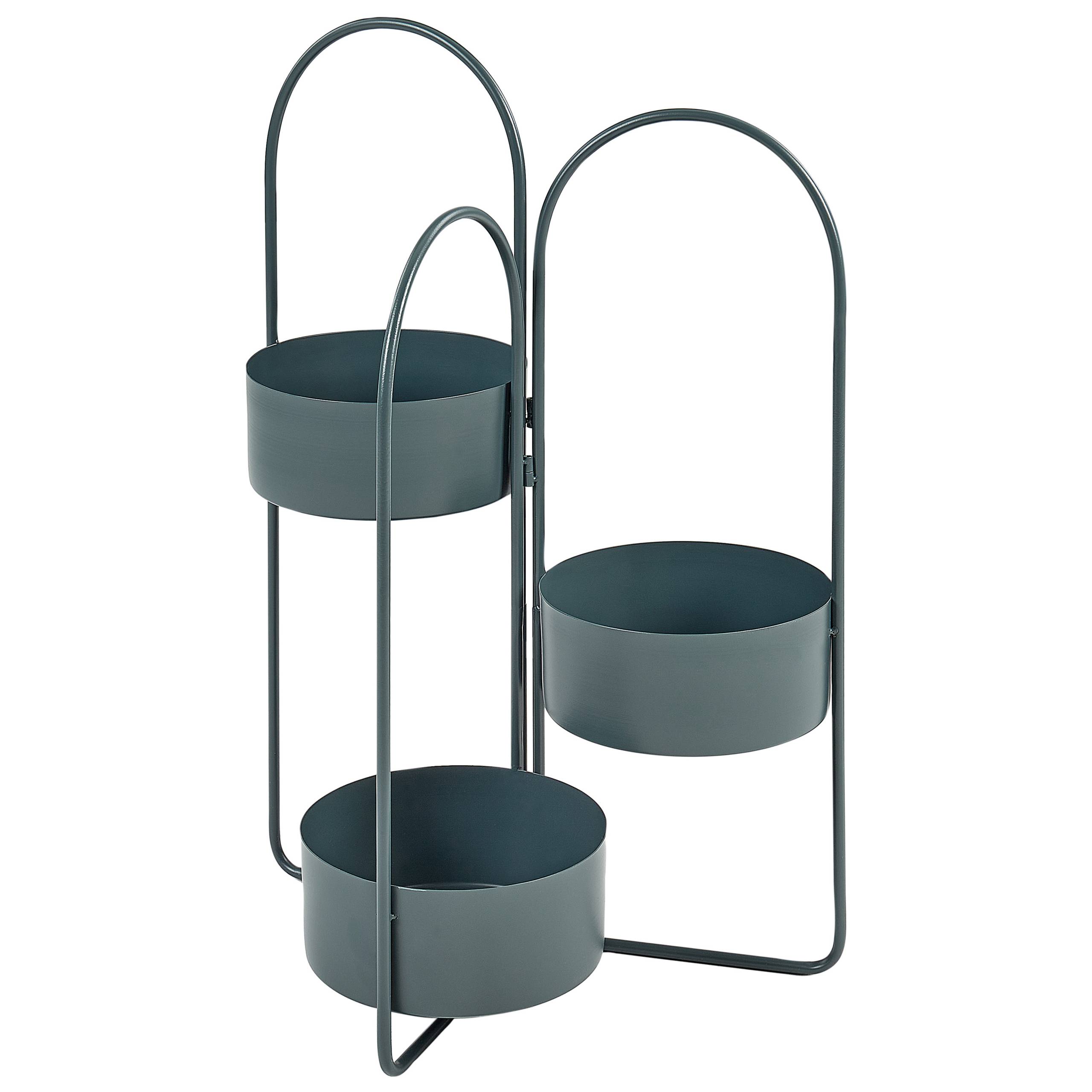 Beliani - Cache-pot d'intérieur Métal Bleu foncé COLUTENA - Beliani - Image 2