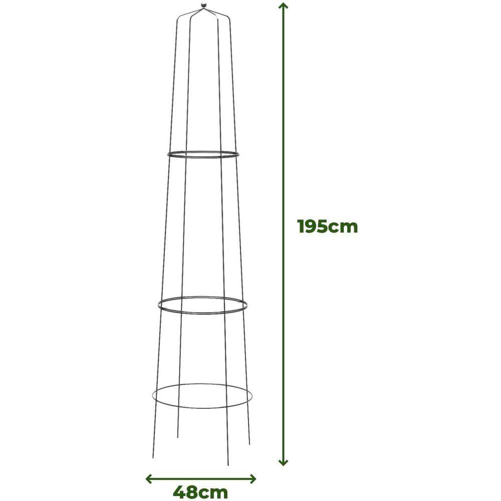 Komet - Treilli en acier 48 x 195 cm Tower - Image 3