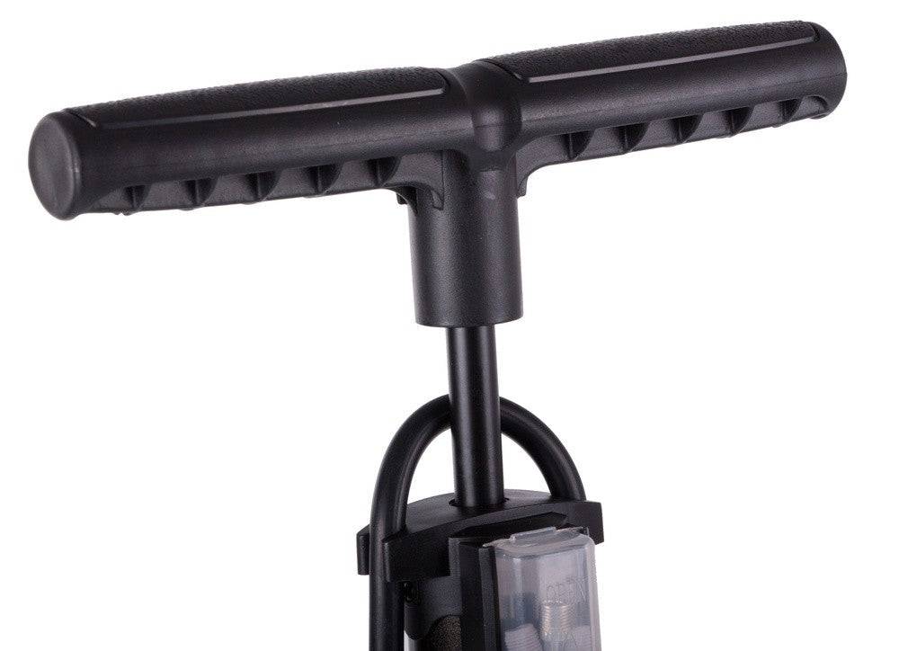 Entrepotbrico - Pompe au sol avec manomètre, embouts de vélo pour pied de voiture - Image 4