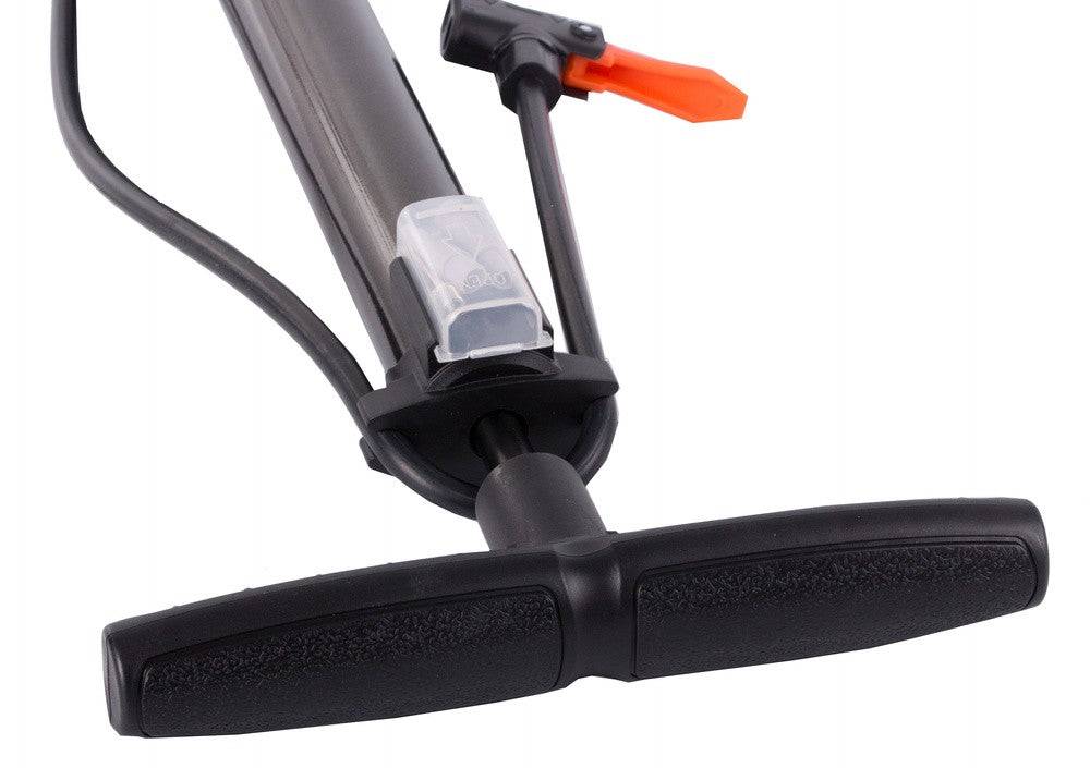 Entrepotbrico - Pompe au sol avec manomètre, embouts de vélo pour pied de voiture - Image 7