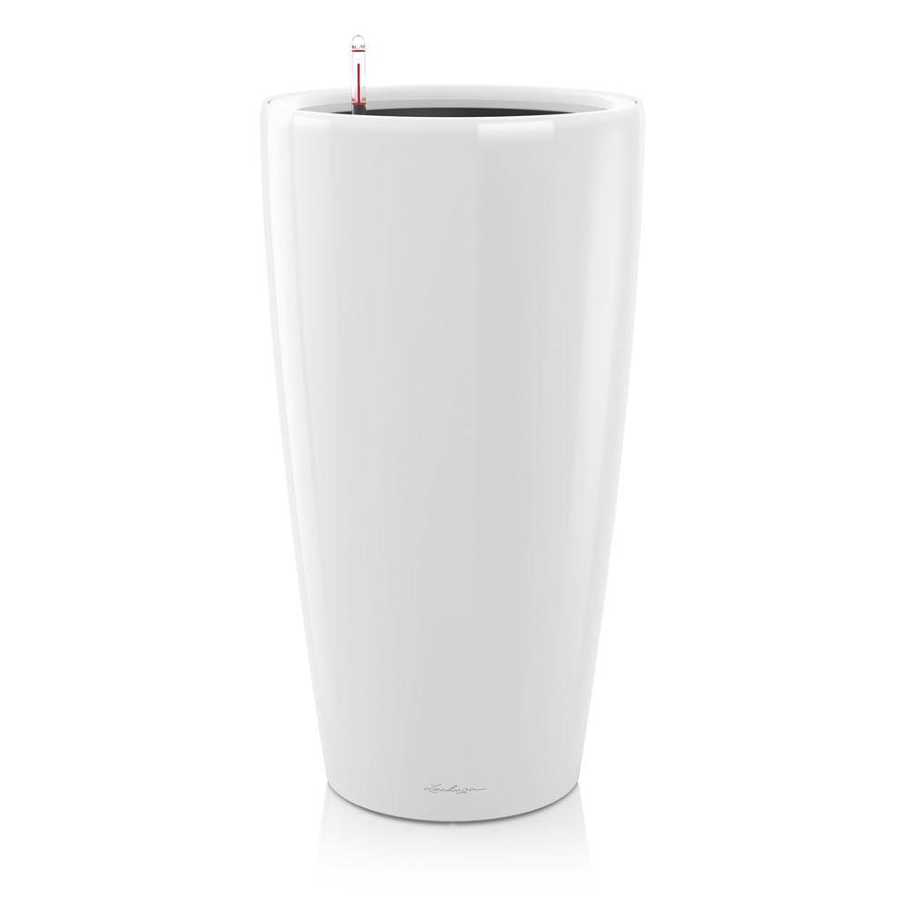 Lechuza - Pot Rondo Premium 32 - kit complet, blanc brillant Ø 32 cm Lechuza - Image 1