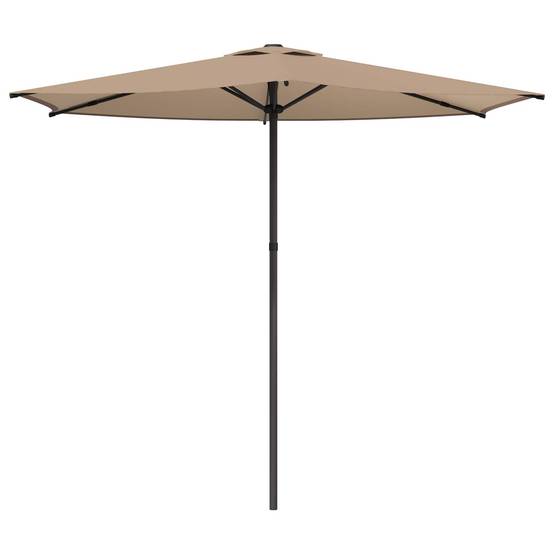 Parasol polyester taupe 269 x 269 x 223 cm - PANGIVO - Image 2