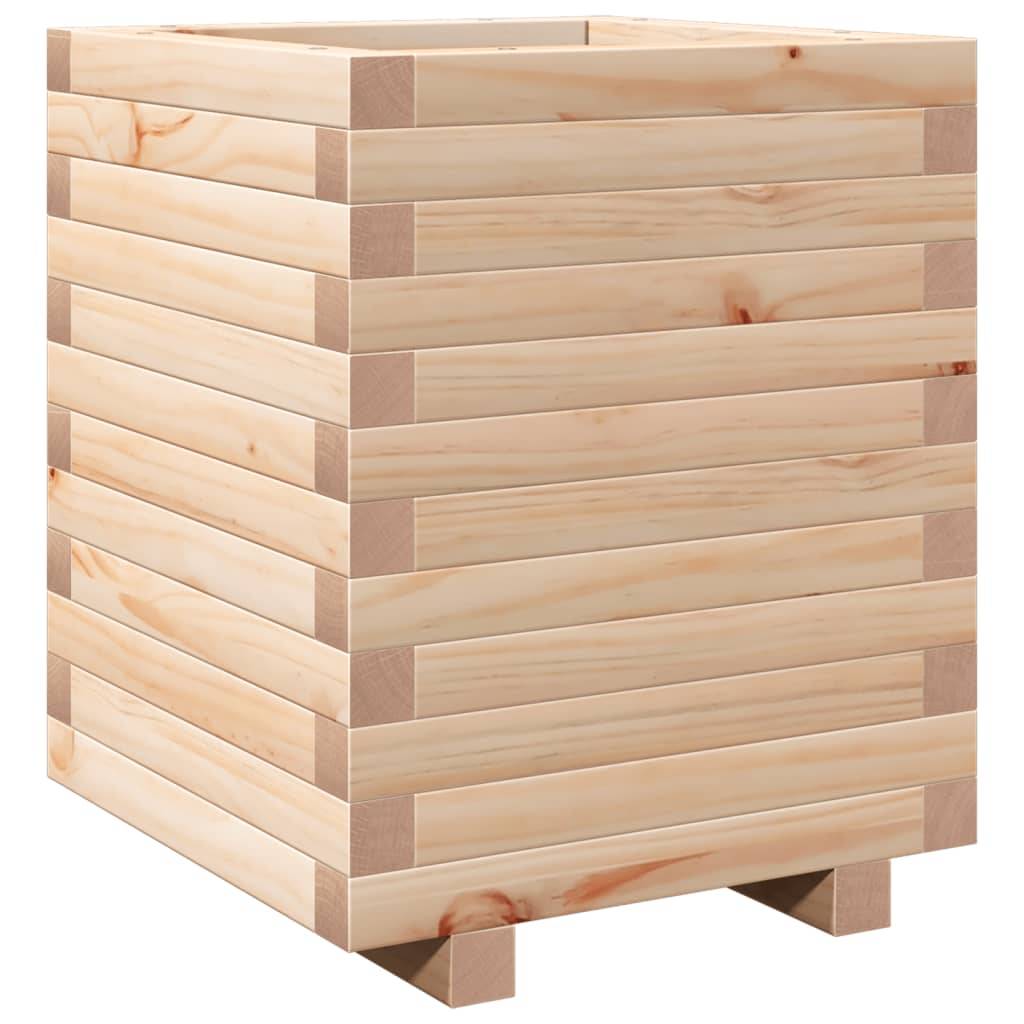 ComfortXL - Pot de Fleurs Carré Haut en Pin Massif Brut – Bac Profond pour Enracinement Optimal des Plantes Vivaces – 40x50cm Bois – ComfortXL Outdoor Living - Image 7