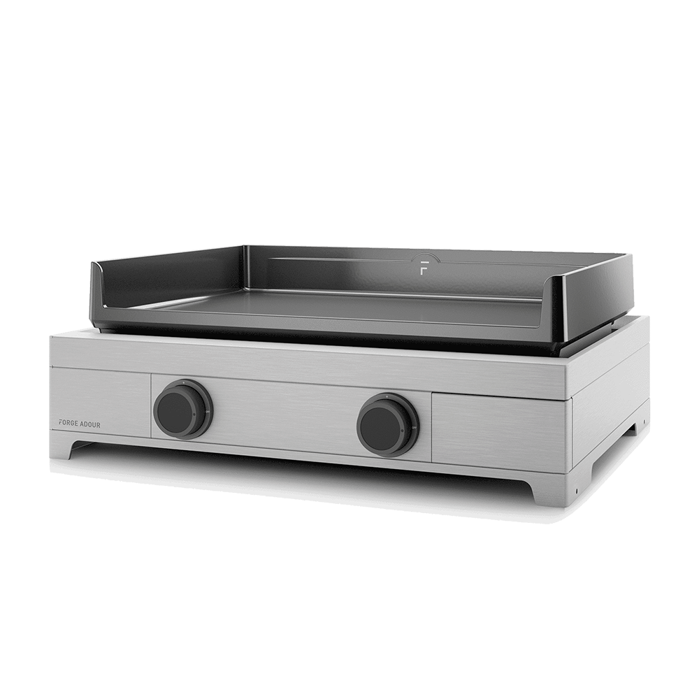 Forge Adour - Plancha à gaz Modern 60 - Inox - Image 1