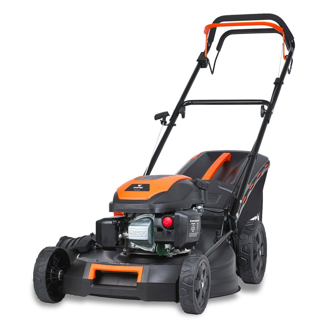 FUXTEC - Tondeuse thermique autotractée 51cm 170cm3 - FUXTEC FX-RM5170 - bac 60 L, mulching & EasyClean – FUXTEC