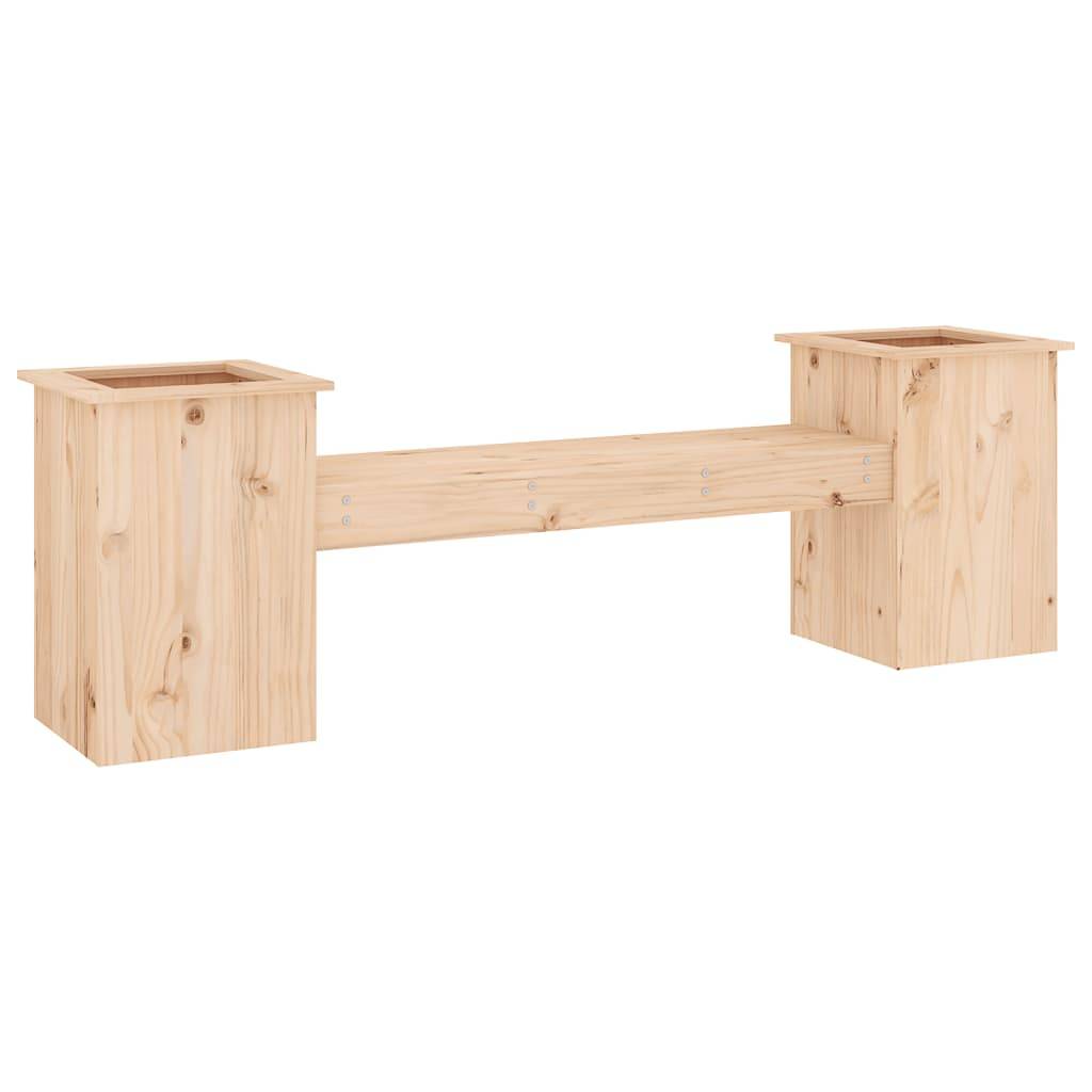 Vidaxl - Banc avec jardinières 184,5x39,5x56,5 cm bois massif de pin vidaXL 825170 - Image 7