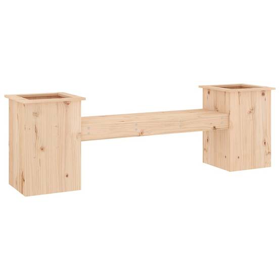 Vidaxl - Banc avec jardinières 184,5x39,5x56,5 cm bois massif de pin vidaXL 825170 - Image 2