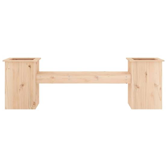 Vidaxl - Banc avec jardinières 184,5x39,5x56,5 cm bois massif de pin vidaXL 825170 - Image 8