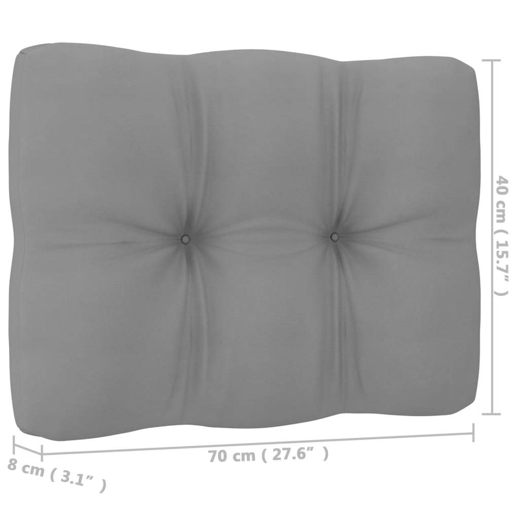 Helloshop26 - Salon de jardin meuble d'extérieur ensemble de mobilier 8 pièces avec coussins bois de pin massif - Image 8