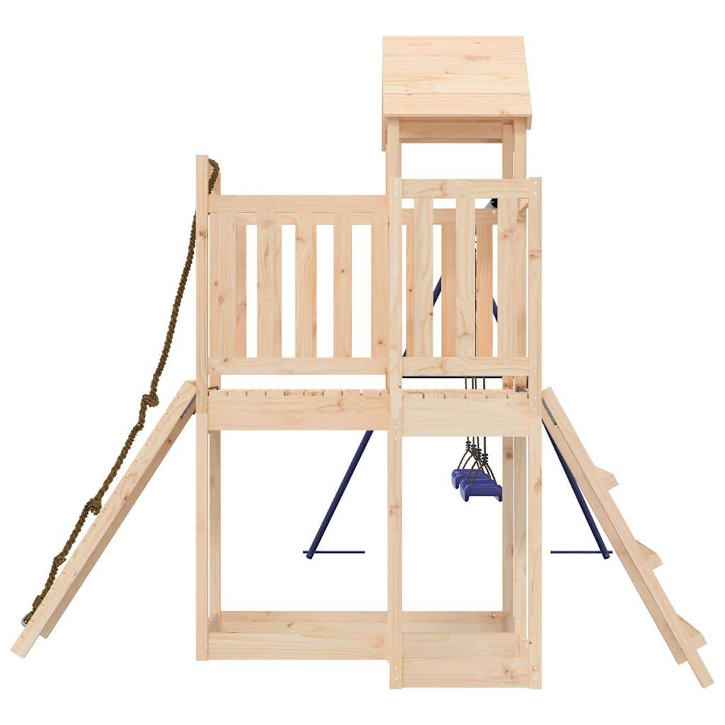 Aire de jeux d'extérieur - Jeu Plein air enfant bois de pin massif rj29 - Image 5