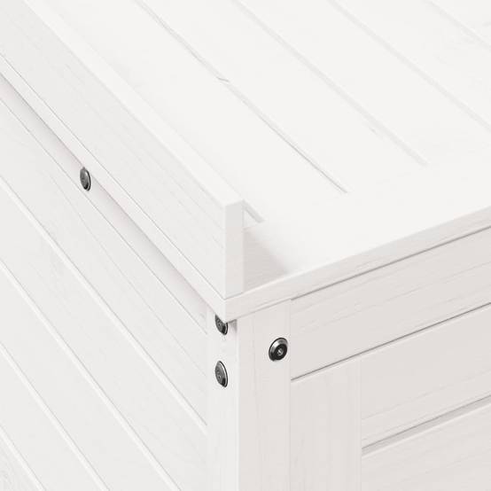 Table de rempotage en Pin massif Avec armoire de rangement pour Jardin et Serre Blanc 82.5x50x86.5 cm – ComfortXL Outdoor Living - Image 8