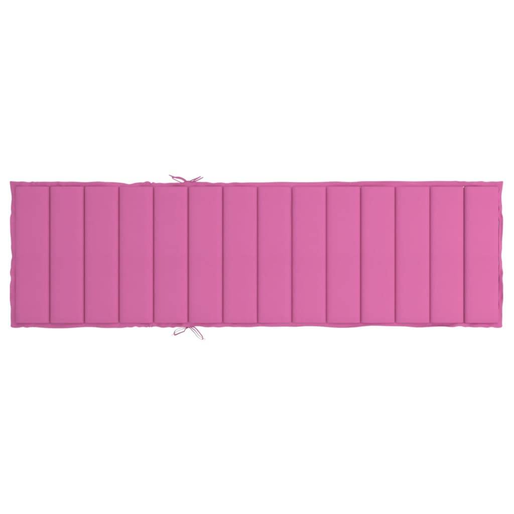 ComfortXL - Coussin Matelas pour Transat Tissu Oxford Imperméable pour Jardin Piscine Rose 200x60cm – ComfortXL Outdoor Living - Image 5