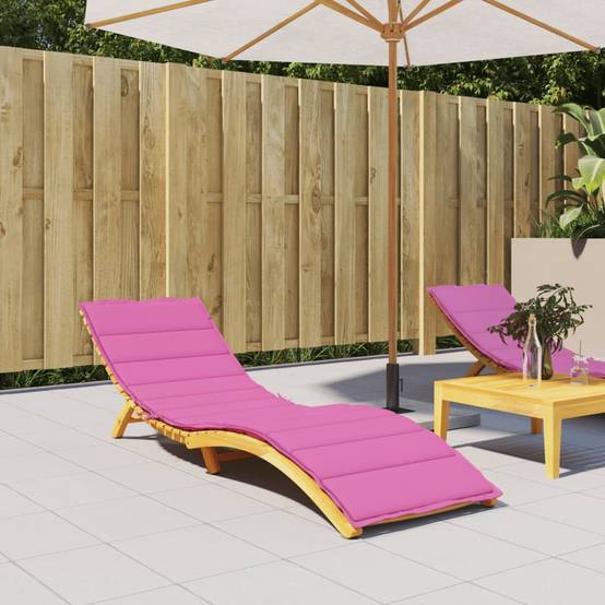 ComfortXL - Coussin Matelas pour Transat Tissu Oxford Imperméable pour Jardin Piscine Rose 200x60cm – ComfortXL Outdoor Living - Image 1