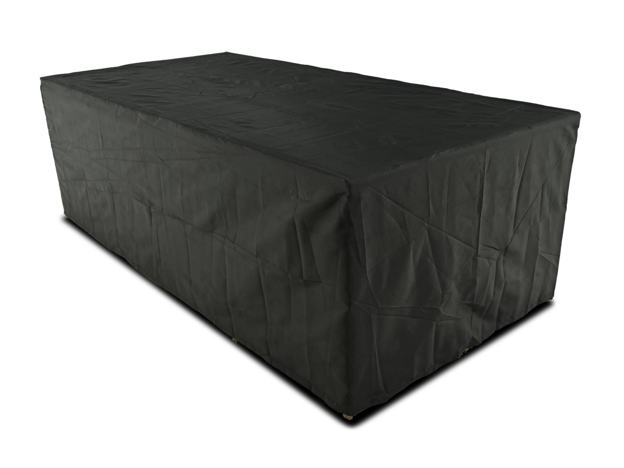 Best Mobilier - Sunny - salon de jardin encastrable 12 places - en résine tressée, plateau polywood - avec housse de protection - noir taupe - Best Mobilier - Image 7