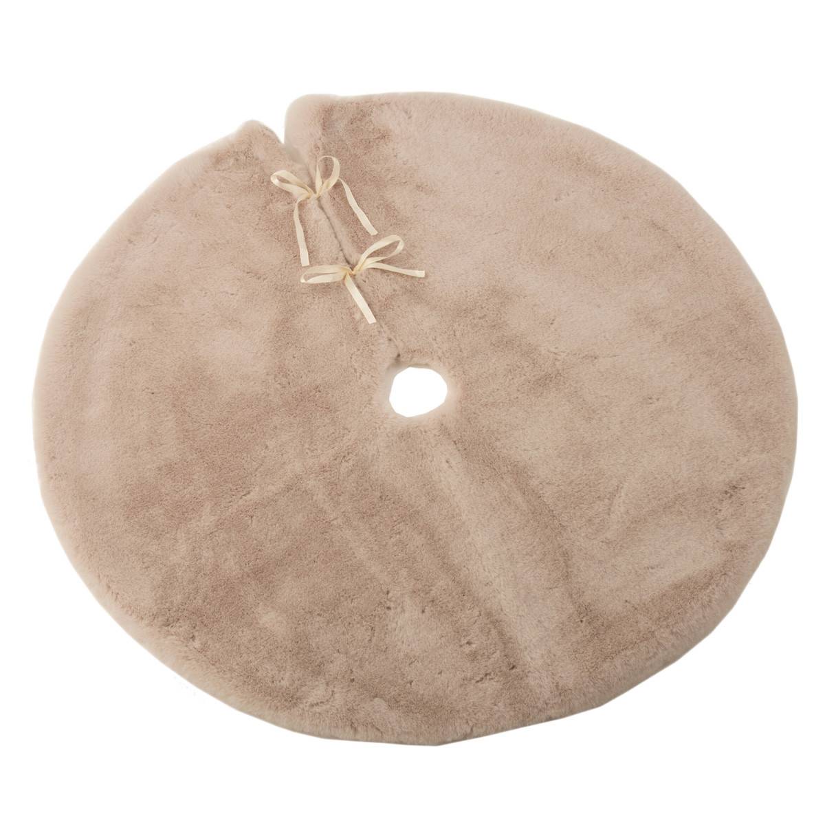 J-Line - Cache-Pied pour Sapin "Rond" 90cm Beige - Image 1
