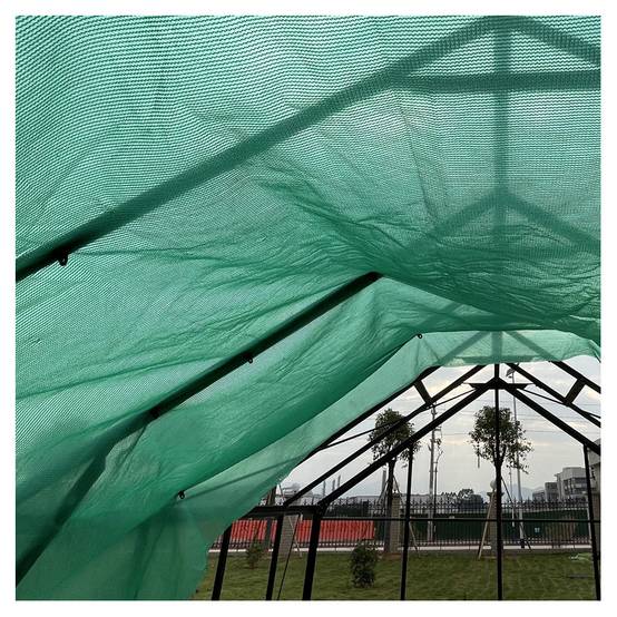 Voile d'ombrage pour serres 10 m² Green Protect PVC translucide 500x200 cm vert - Image 5