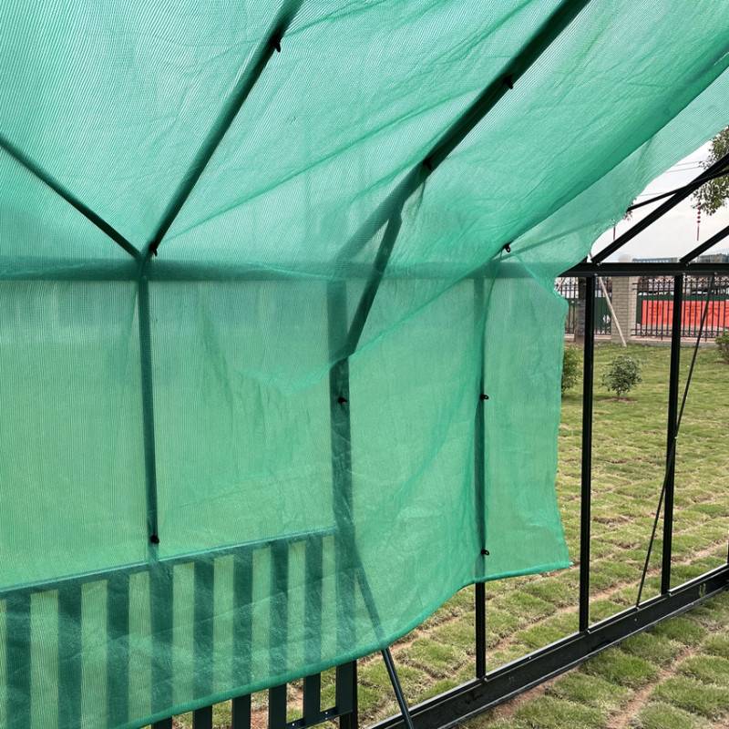 Voile d'ombrage pour serres 10 m² Green Protect PVC translucide 500x200 cm vert - Image 1