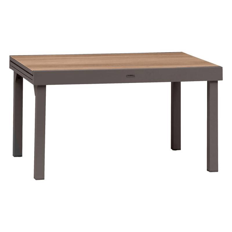 Hesperide - Table de jardin extensible "Piazza" houblon & tonka 10 places en aluminium traité époxy Hespéride - Image 5