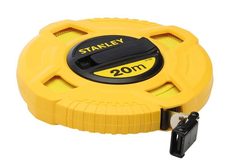 stanley - Mesure longue ruban fibre de verre 20mx12,7mm - STANLEY - 0-34-296