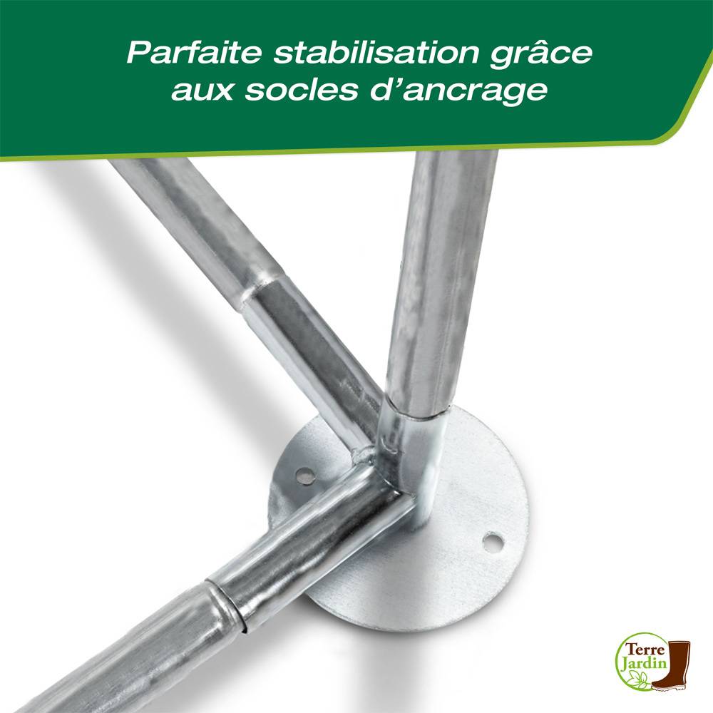 Enclos poulailler - 18 M² - Volière extérieure - Parc grillagé - TERRE JARDIN - Image 5