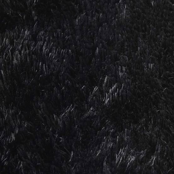 Tapis de Sol Carré 200cmen Polyester Poils Longs Lavable Noir 200x200 cm – ComfortXL Outdoor Living - Image 9