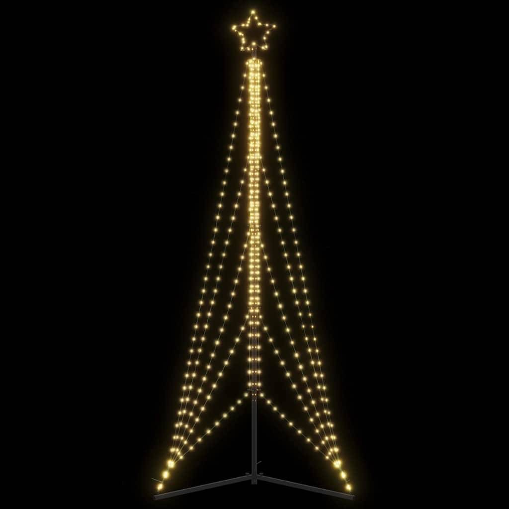 Sapin de Noël | Arbre de Noël à LED 525 LED blanc chaud 302 cm Maison Chic - Image 2