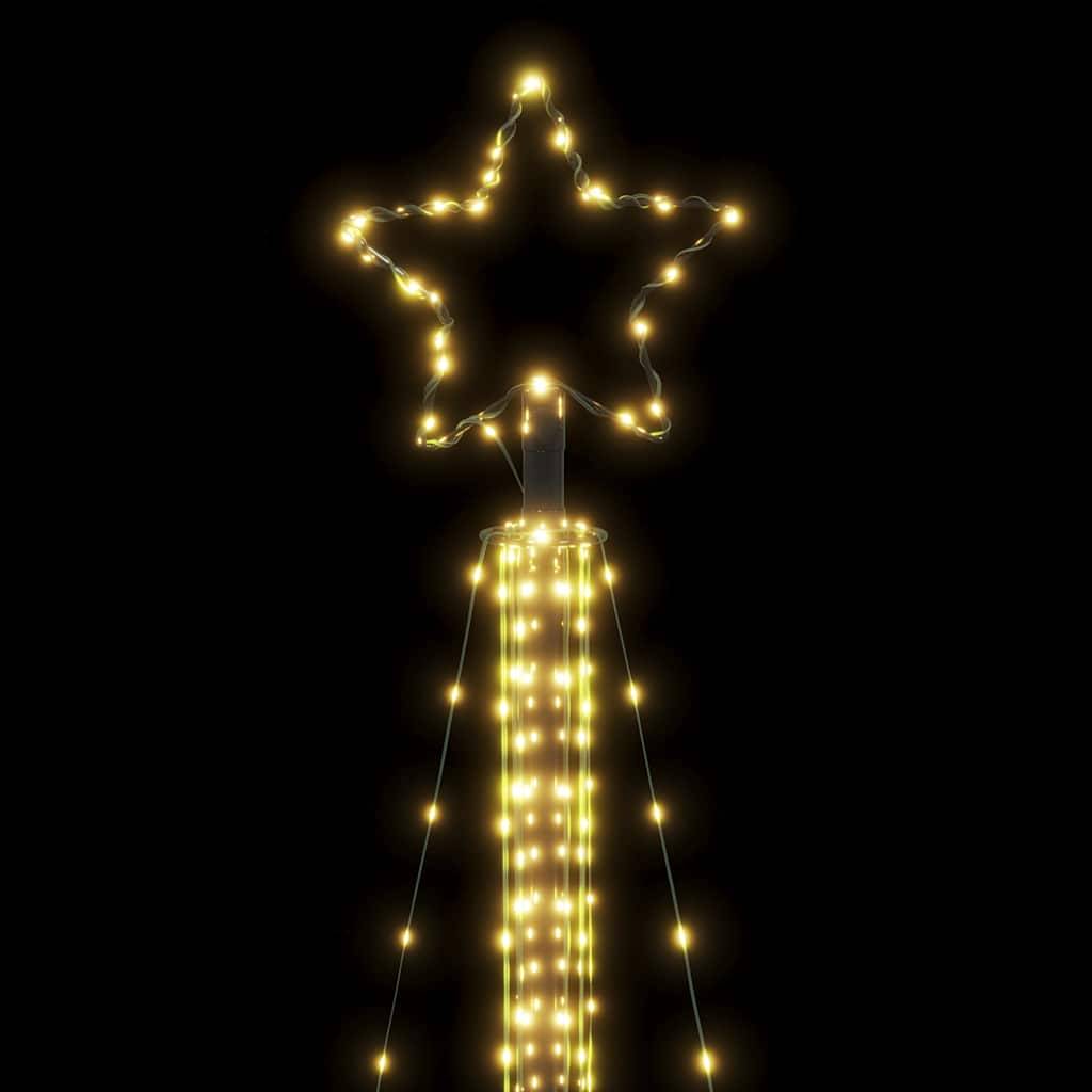 Sapin de Noël | Arbre de Noël à LED 525 LED blanc chaud 302 cm Maison Chic - Image 10