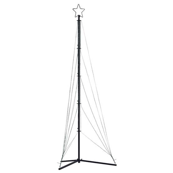 Sapin de Noël | Arbre de Noël à LED 525 LED blanc chaud 302 cm Maison Chic - Image 4