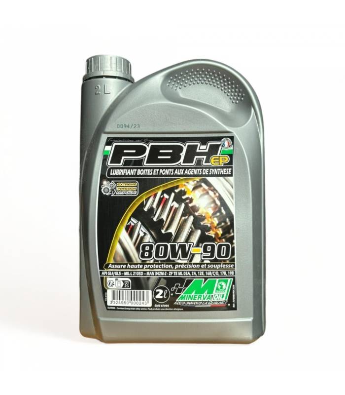Minerva - Huile de transmission 80w-90 pour boites et ponts API GL4/GL5 - 2 L - MinervaOil - Image 1