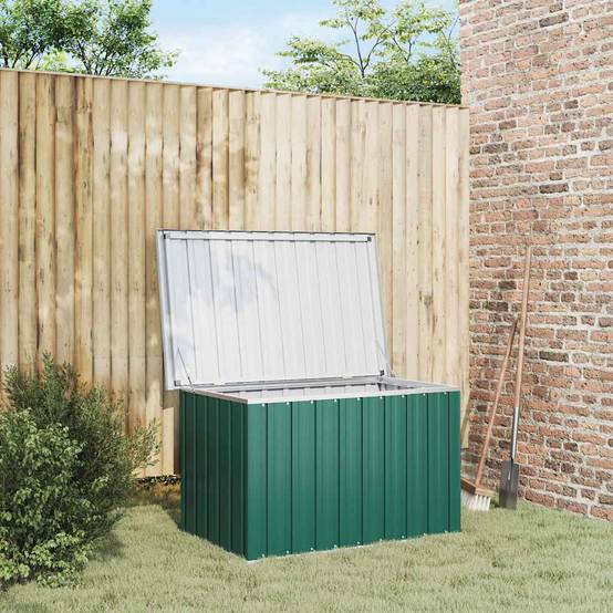 PANGIVO - Coffre de rangement acier galvanisé vert 109 x 67 x 65 cm - PANGIVO - Image 3