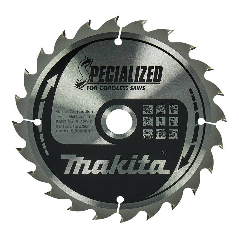 Makita - Lames Carbure "Specialized" pour Bois, pour scies circulaires à batterie MAKITA - taille Ø165 mm x 44 Dents - MAKITA ACCESSOIRES - Image 2