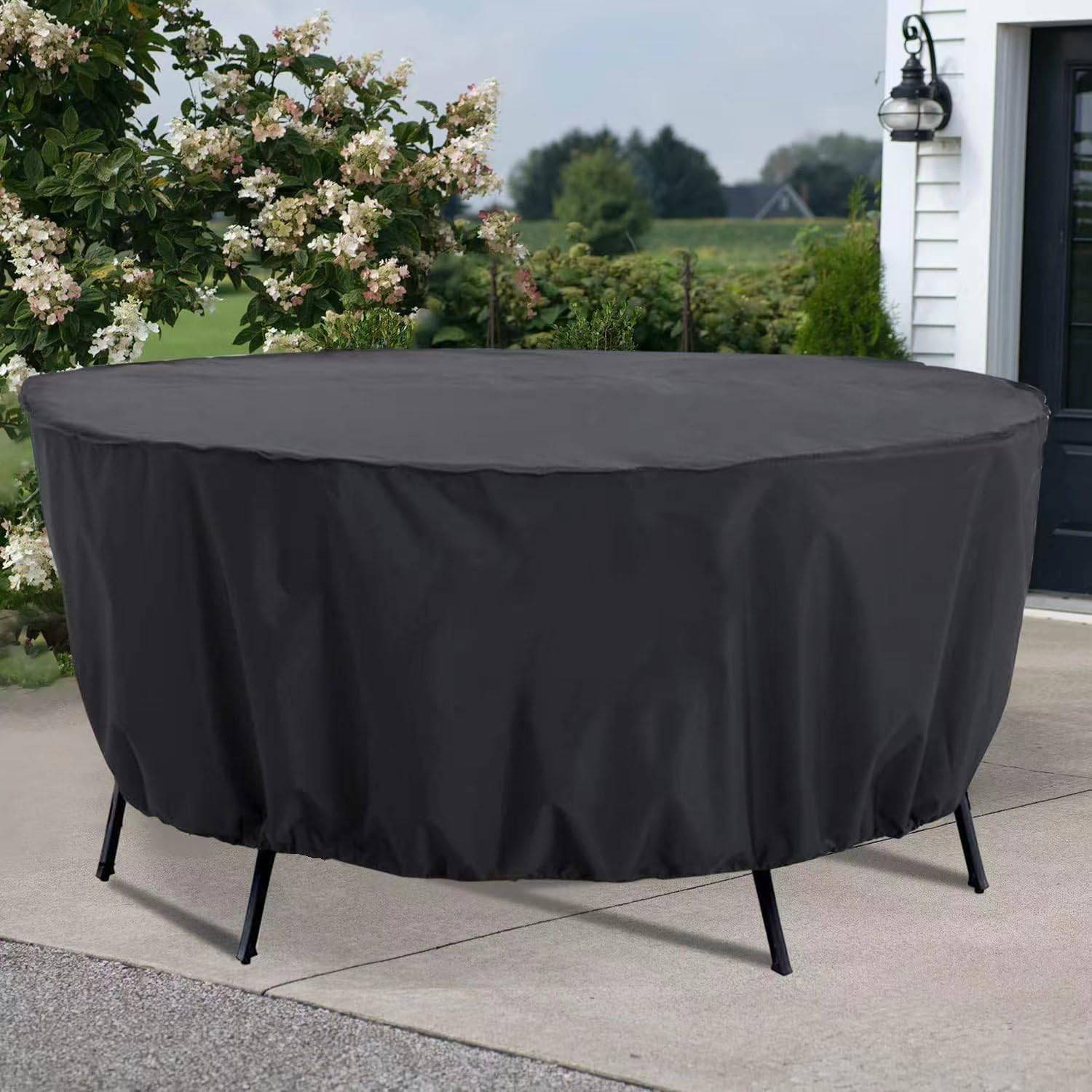 IntiMeg - Housse Salon De Jardin Exterieur, Imperméable, Coupe-Vent, Anti-UV, Housses Pour Mobilier De Jardin, 185x95cm IntiMeg - Image 5