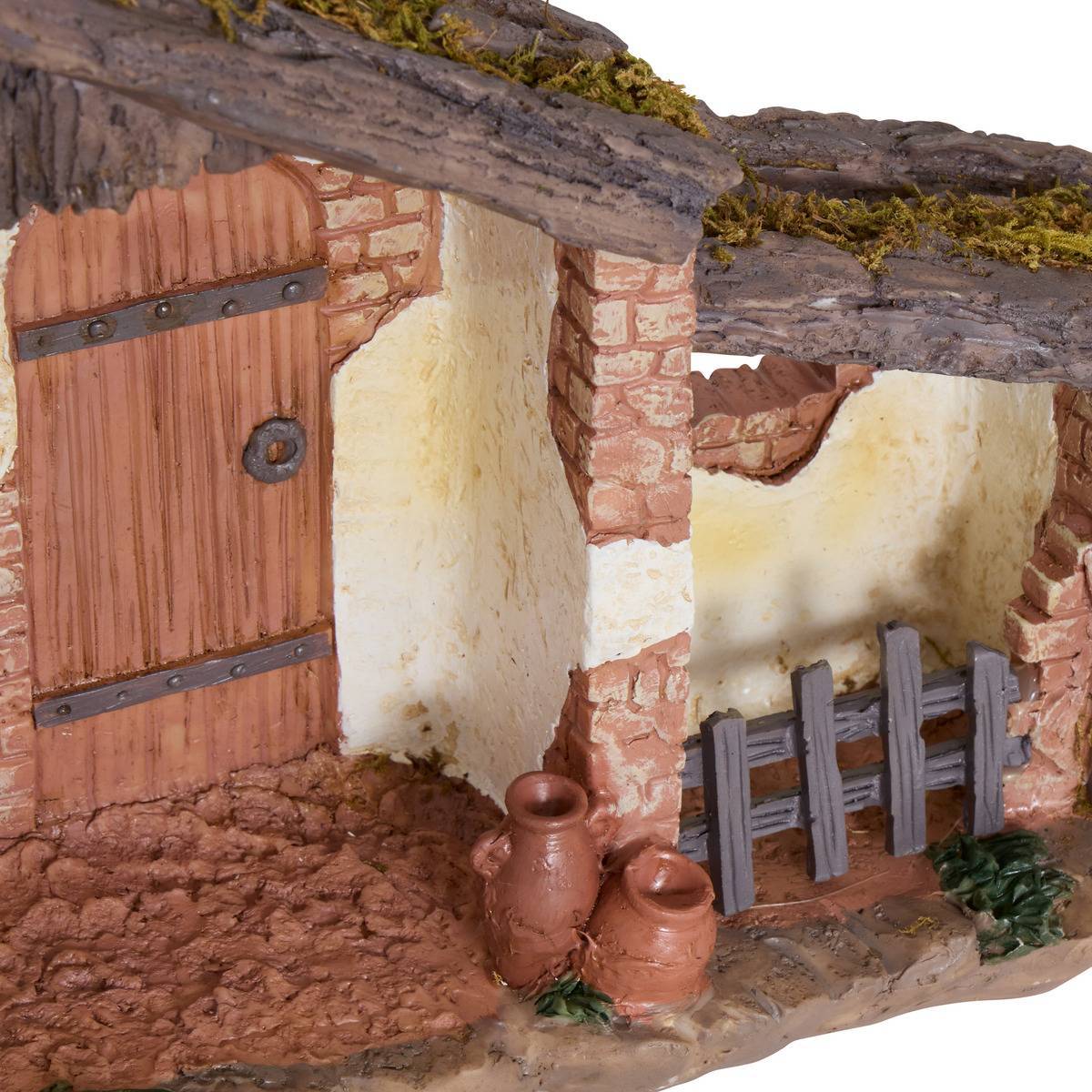 Atmosphera - Crèche de Noël à garnir en résine lumineuse H. 21 cm - Atmosphera Créateur d'intérieur - Image 3