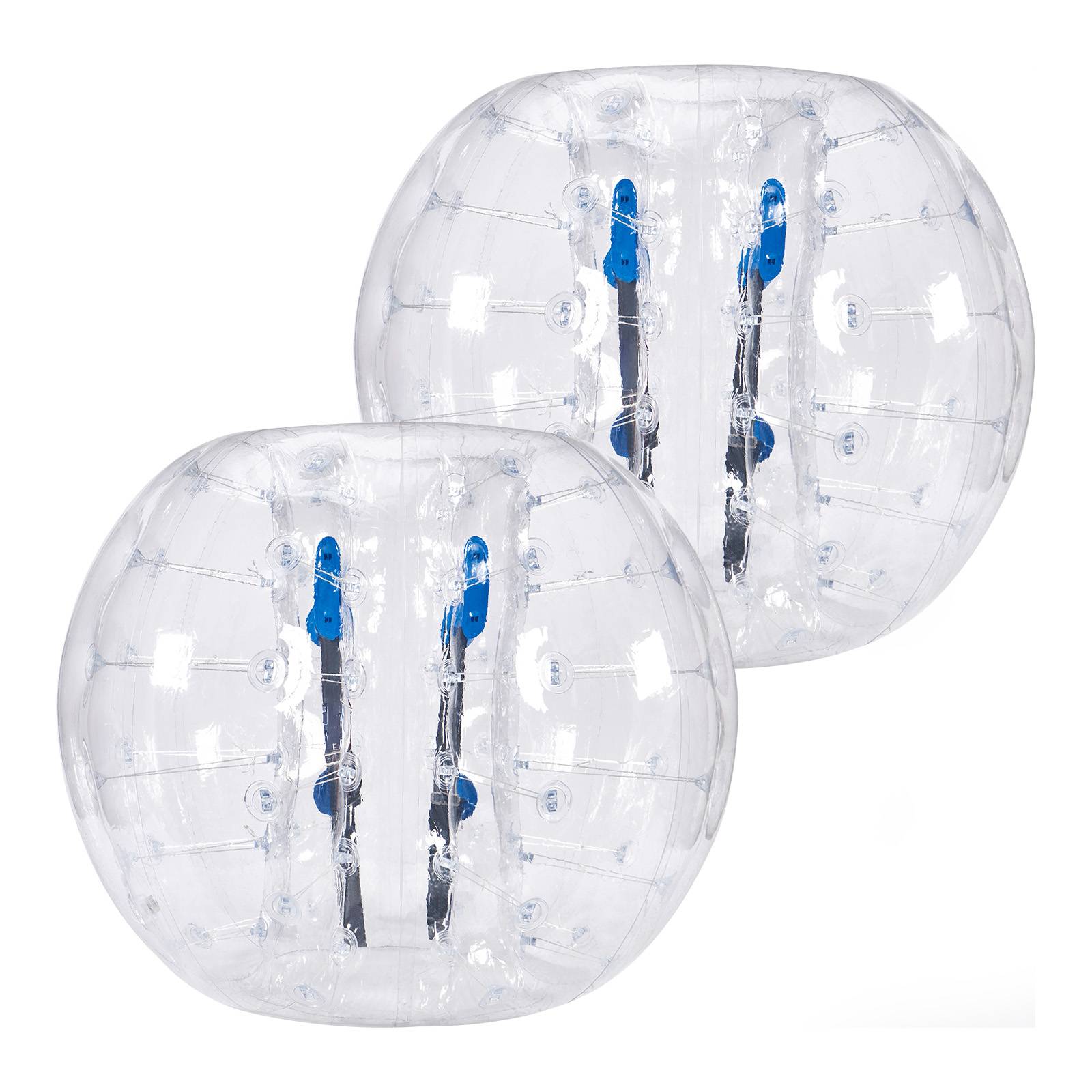 VEVOR Bulles gonflables transparentes 1.2m (2pcs), PVC 0.8mm, pour jeux en plein air, adolescents/adultes. - Image 1