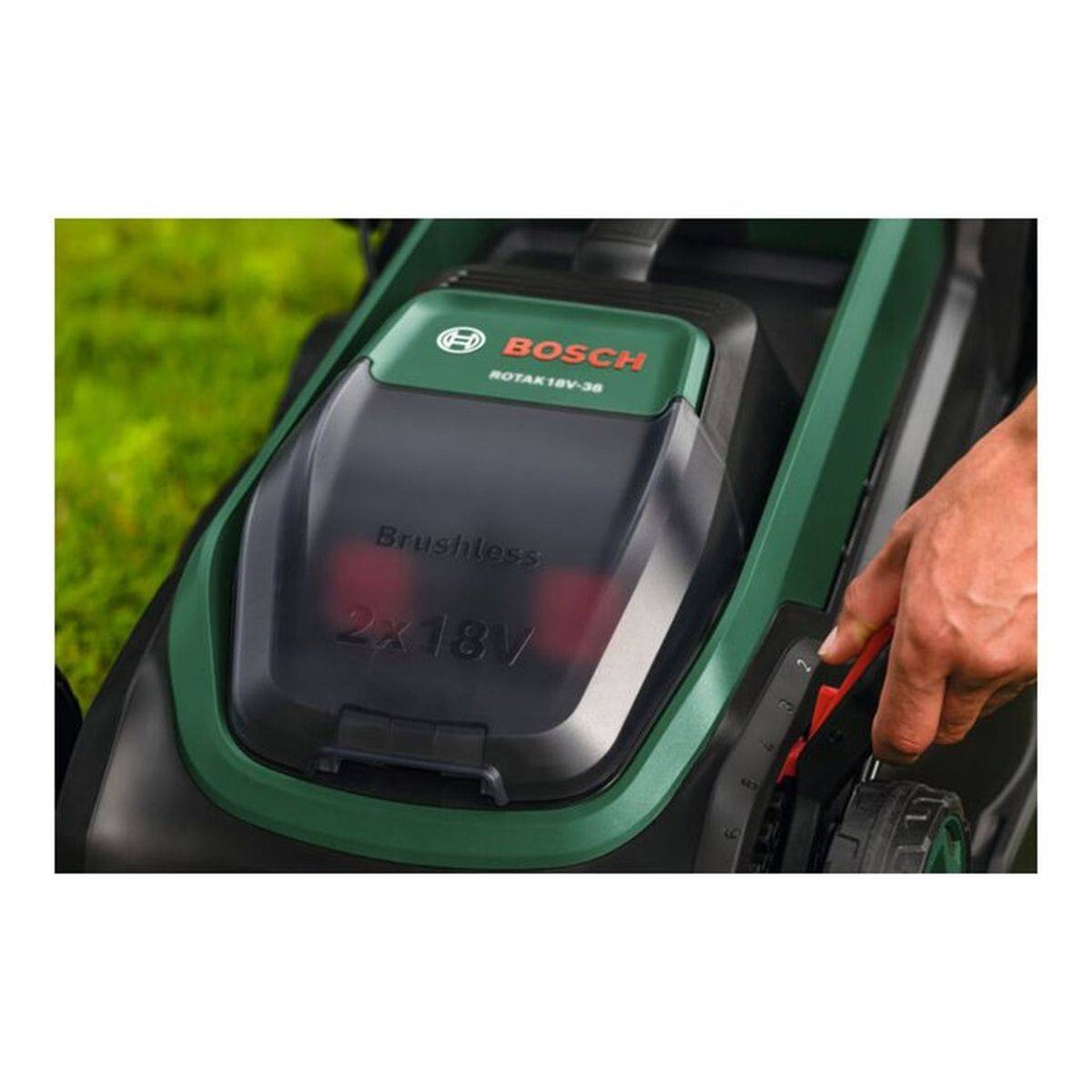 Bosch - Tondeuse Rotak 18V2-38 sans batterie ni chargeur dans une boite carton - Image 5