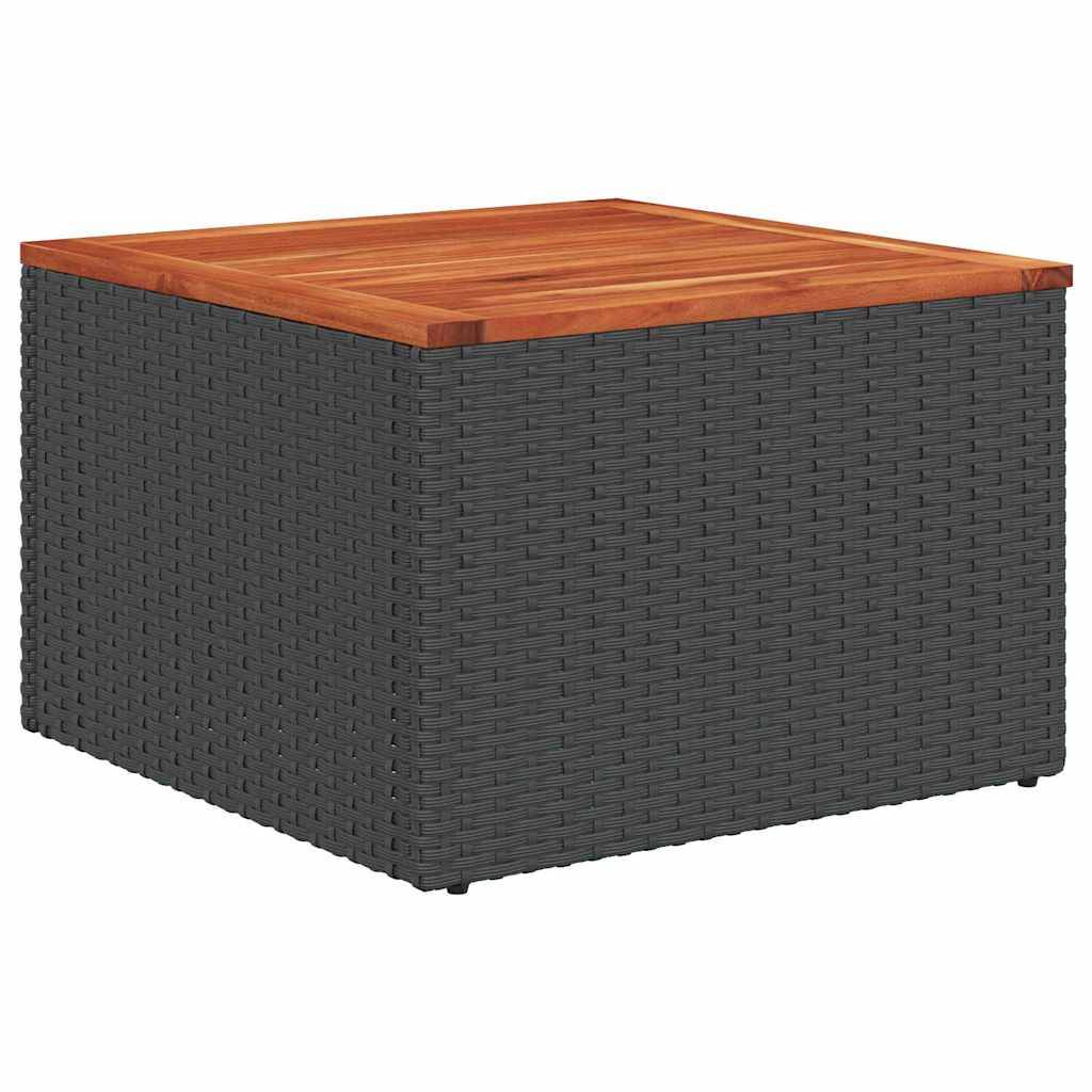 ComfortXL - Salon de jardin d'angle 5 pcs en résine tressée avec table et coussins Noir – ComfortXL Outdoor Living - Image 7