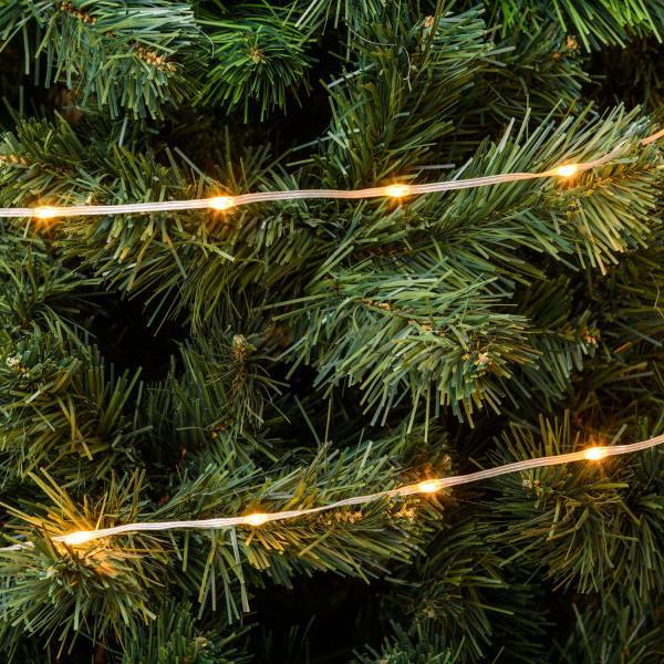 Lotti - Guirlande lumineuse gouttes 30m 400 LED haute luminosité ambrée 8 modes lumière câble transparent IP44 Lotti - Image 4