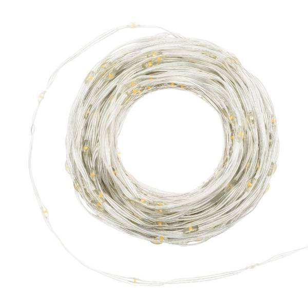 Lotti - Guirlande lumineuse gouttes 30m 400 LED haute luminosité ambrée 8 modes lumière câble transparent IP44 Lotti - Image 7
