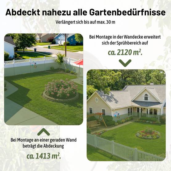 Dévidoir mural automatique 30m plastique pour jardin pivotant 180° pistolet 9 jets bleu - ComfortXL Outdoor Living - Image 8