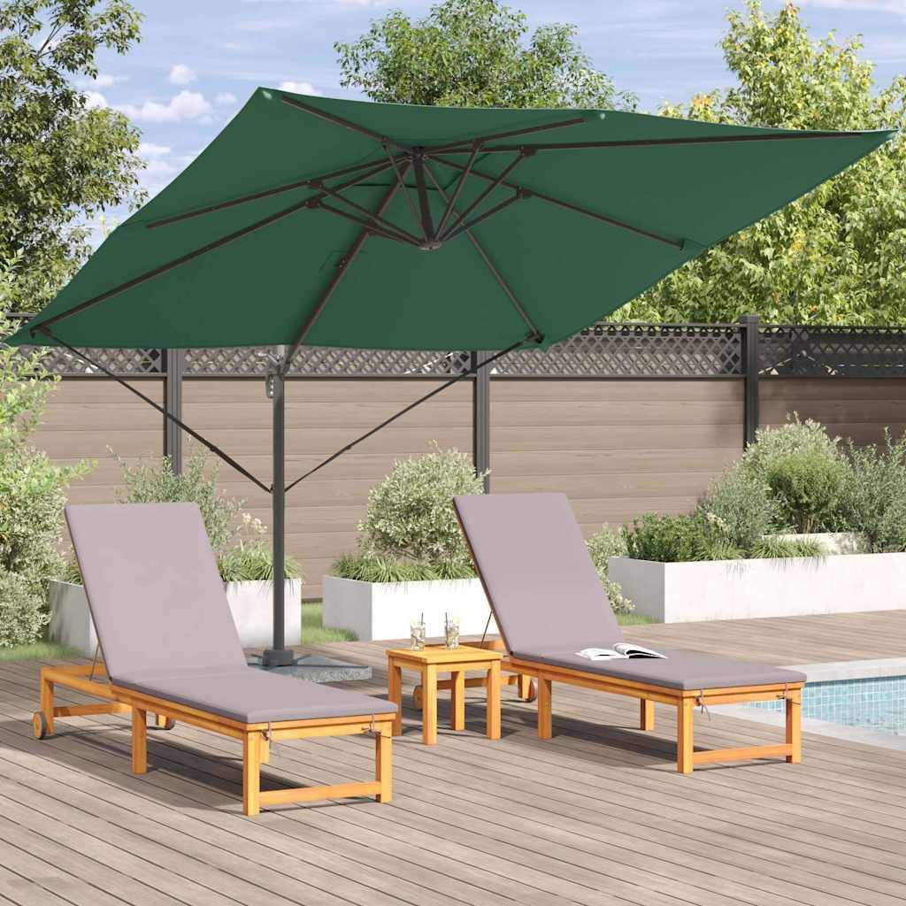 Parasol de jardin | Parasol d'extérieur | Parasol Roma Vert 286 x 284 x 265 cm Aluminium et polyester Maison Chic - Image 4