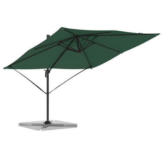 Parasol de jardin | Parasol d'extérieur | Parasol Roma Vert 286 x 284 x 265 cm Aluminium et polyester Maison Chic - Image 3
