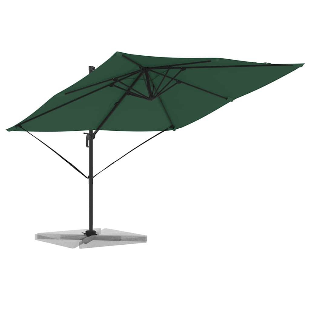 Parasol de jardin | Parasol d'extérieur | Parasol Roma Vert 286 x 284 x 265 cm Aluminium et polyester Maison Chic - Image 3