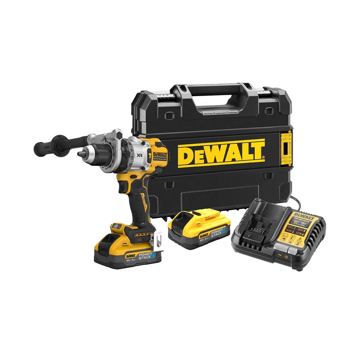 Dewalt - Pack perceuse-visseuse à percussion XR 18V 2X5AH POWERSATCK - Image 2